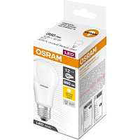 Лампа светодиодная Osram 12 Вт E27 (А, 3000 К, 940 Лм, 220 В, 4058075527683) фото Лампа светодиодная Osram 12 Вт E27 (А, 3000 К, 940 Лм, 220 В, 4058075527683)