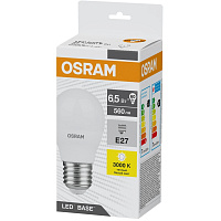 Лампа светодиодная Osram 7.5 Вт E14 (B, 3000 К, 560 Лм, 220 В, 4058075671041) фото Лампа светодиодная Osram 7.5 Вт E14 (B, 3000 К, 560 Лм, 220 В, 4058075671041)