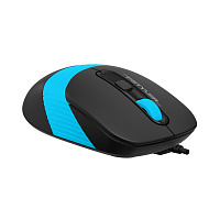 Мышь проводная A4tech Fstyler FM10S черная/голубая (FM10S USB BLUE) фото Мышь проводная A4tech Fstyler FM10S черная/голубая (FM10S USB BLUE)