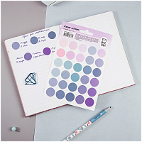 Наклейки бумажные MESHU "Trecker dots blue", 12*18см, 30 наклеек, европодвес фото Наклейки бумажные MESHU "Trecker dots blue", 12*18см, 30 наклеек, европодвес