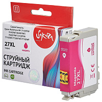 Картридж струйный Sakura C13T27134022 (27XL Magenta) для Epson пурпурный совместимый повышенной емкости фото Картридж струйный Sakura C13T27134022 (27XL Magenta) для Epson пурпурный совместимый повышенной емкости