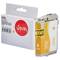 Картридж струйный Sakura C13T27914022 (27XL Yellow) для Epson желтый совместимый повышенной емкости фото Картридж струйный Sakura C13T27914022 (27XL Yellow) для Epson желтый совместимый повышенной емкости