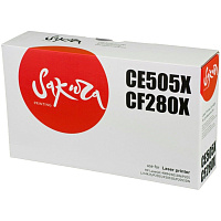 Картридж лазерный Sakura 05X/80X CE505X/CF280X для HP черный совместимый фото Картридж лазерный Sakura 05X/80X CE505X/CF280X для HP черный совместимый