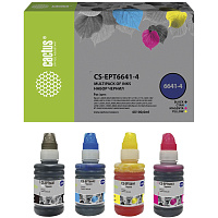 Чернила Cactus CS-EPT6641-4 для Epson цветные совместимые повышенной емкости фото Чернила Cactus CS-EPT6641-4 для Epson цветные совместимые повышенной емкости