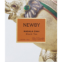 Чай листовой черный Newby Masala Chai 100 г (кардамон) фото Чай листовой черный Newby Masala Chai 100 г (кардамон)