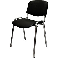Стул офисный Easy Chair Изо PC 10 чёрный искусственная кожа металл с имитацией под хром (1905633) фото Стул офисный Easy Chair Изо PC 10 чёрный искусственная кожа металл с имитацией под хром (1905633)