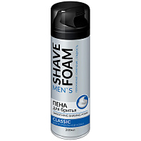 Пена для бритья Shave Foam Classic Regular 200 мл фото Пена для бритья Shave Foam Classic Regular 200 мл