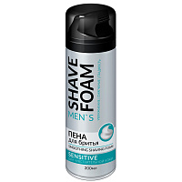 Пена для бритья Shave Foam Sensitive 200 мл фото Пена для бритья Shave Foam Sensitive 200 мл