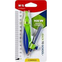 Циркуль M&G Wood pencil compass 908F6 фото Циркуль M&G Wood pencil compass 908F6