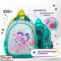 Ранец Комус Класс Вики Енот с двумя отделениями фото Ранец Комус Класс Вики Енот с двумя отделениями