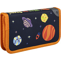 Пенал односекционный Комус Класс Cosmoreх синий фото Пенал односекционный Комус Класс Cosmoreх синий