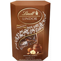 Конфеты Lindor пралине и фундук 200 г фото Конфеты Lindor пралине и фундук 200 г