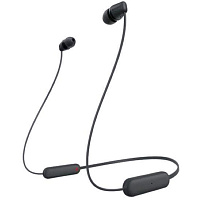 Наушники Sony WI-C100 черные (WI-C100/BZ) фото Наушники Sony WI-C100 черные (WI-C100/BZ)