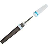 Игла двусторонняя Kometaline G22 (0.7x38 мм) черная с визуальной камерой (100 штук в упаковке) фото Игла двусторонняя Kometaline G22 (0.7x38 мм) черная с визуальной камерой (100 штук в упаковке)