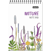 Блокнот Attache Nature White flowers А5 60 листов разноцветный в клетку на спирали ВД-лак (146x204 мм) фото Блокнот Attache Nature White flowers А5 60 листов разноцветный в клетку на спирали ВД-лак (146x204 мм)