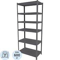 Стеллаж металлический Ульт_Everest Beamy Luxe-100-40/90/220-6-C (Разборный) фото Стеллаж металлический Ульт_Everest Beamy Luxe-100-40/90/220-6-C (Разборный)