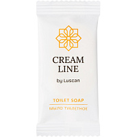 Мыло туалетное Luscan Cream Line 13 г флоу-пак (500 штук в упаковке) фото Мыло туалетное Luscan Cream Line 13 г флоу-пак (500 штук в упаковке)