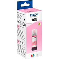 Чернила Epson 108 C13T09C64A светло-пурпурные оригинальные фото Чернила Epson 108 C13T09C64A светло-пурпурные оригинальные