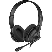 Гарнитура проводная A4tech HU-10 (HU-10/USB/BLACK) фото Гарнитура проводная A4tech HU-10 (HU-10/USB/BLACK)