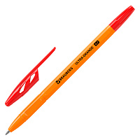 Ручка шариковая BRAUBERG "ULTRA ORANGE", КРАСНАЯ, узел 0,7 мм, чернила ГЕРМАНИЯ, наконечник ШВЕЙЦАРИЯ, 143564 фото Ручка шариковая BRAUBERG "ULTRA ORANGE", КРАСНАЯ, узел 0,7 мм, чернила ГЕРМАНИЯ, наконечник ШВЕЙЦАРИЯ, 143564