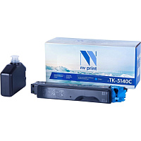 Картридж лазерный NV Print TK-5140С для Kyocera голубой совместимый фото Картридж лазерный NV Print TK-5140С для Kyocera голубой совместимый
