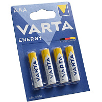 Батарейка AAA мизинчиковая Varta Energy (4 штуки в упаковке, 4103213414) фото Батарейка AAA мизинчиковая Varta Energy (4 штуки в упаковке, 4103213414)