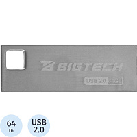 Флешка USB 2.0 64 ГБ BigTech (UFD012) фото Флешка USB 2.0 64 ГБ BigTech (UFD012)