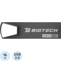 Флешка USB 2.0 16 ГБ BigTech (UFD014) фото Флешка USB 2.0 16 ГБ BigTech (UFD014)