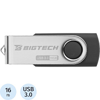 Флешка USB 3.0 16 ГБ BigTech (UFD024) фото Флешка USB 3.0 16 ГБ BigTech (UFD024)