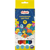 Карандаши цветные Комус Класс Максики 12 карандашей 12 цветов трёхгранные фото Карандаши цветные Комус Класс Максики 12 карандашей 12 цветов трёхгранные