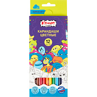 Карандаши цветные Комус Класс Максики Super soft 12 карандашей 12 цветов трёхгранные фото Карандаши цветные Комус Класс Максики Super soft 12 карандашей 12 цветов трёхгранные