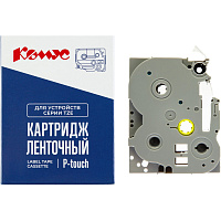 Картридж Комус TZE-153 для принтера этикеток Brother (24 мм х 8 м, цвет ленты прозрачный, шрифт синий) фото Картридж Комус TZE-153 для принтера этикеток Brother (24 мм х 8 м, цвет ленты прозрачный, шрифт синий)