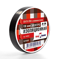 Изолента Klebebander ПВХ TIK506T 15 мм х 20 м черная фото Изолента Klebebander ПВХ TIK506T 15 мм х 20 м черная