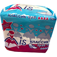 Прокладки женские гигиенические Mis Классик драй (10 штук в упаковке) фото Прокладки женские гигиенические Mis Классик драй (10 штук в упаковке)