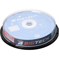 Диск CD-RW BigTech 700 МБ 12x cake box YCDRWB002 (10 штук в упаковке) фото Диск CD-RW BigTech 700 МБ 12x cake box YCDRWB002 (10 штук в упаковке)