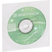 Диск CD-R BigTech 700 МБ 48x конверт YCDRB005 фото Диск CD-R BigTech 700 МБ 48x конверт YCDRB005