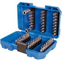 Набор бит 1/4, PH, PZ,Hex,Torx,Slotted,Square,49 предм.KING TONY, 1049CQ