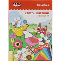 Картон цветной Комус Класс ColorPics (А3, 10 листов, 10 цветов, немелованный) фото Картон цветной Комус Класс ColorPics (А3, 10 листов, 10 цветов, немелованный)