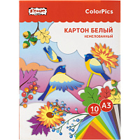 Картон белый Комус Класс ColorPics (А3, 200 г/кв.м, 10 листов, немелованный) фото Картон белый Комус Класс ColorPics (А3, 200 г/кв.м, 10 листов, немелованный)