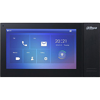 Монитор видеодомофона Dahua DH-VTH2421FB-P P черный фото Монитор видеодомофона Dahua DH-VTH2421FB-P P черный