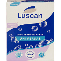 Порошок стиральный для ручной стирки Luscan Universal свежесть 450 г для белого и цветного белья фото Порошок стиральный для ручной стирки Luscan Universal свежесть 450 г для белого и цветного белья