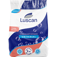 Порошок стиральный автомат Luscan Universal свежесть 3 кг, для белого и цветного белья фото Порошок стиральный автомат Luscan Universal свежесть 3 кг, для белого и цветного белья