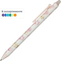 Ручка гелевая автоматическая со стираемыми чернилами M&G Sakura Time синяя (толщина линии 0.5 мм) фото Ручка гелевая автоматическая со стираемыми чернилами M&G Sakura Time синяя (толщина линии 0.5 мм)