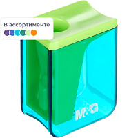 Точилка для карандашей M&G с контейнером пластиковая фото Точилка для карандашей M&G с контейнером пластиковая