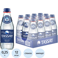 Вода минеральная Tassay столовая газированная 0.25 л фото Вода минеральная Tassay столовая газированная 0.25 л