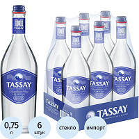 Вода минеральная Tassay столовая газированная 0.75 л фото Вода минеральная Tassay столовая газированная 0.75 л