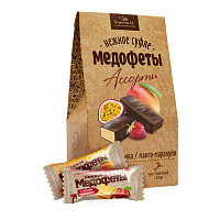 Конфеты-суфле "Медофеты" в глазури, ассорти: манго-маракуйя, лесная клубника, 150 г, БЕРЕСТОВ А.С., УТ-00031666 фото Конфеты-суфле "Медофеты" в глазури, ассорти: манго-маракуйя, лесная клубника, 150 г, БЕРЕСТОВ А.С., УТ-00031666