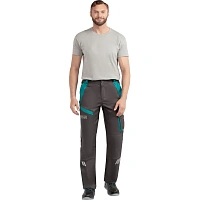 Брюки летние муж л36-БР т.сер/бирюз(р.44-46) 170-176 Алистер