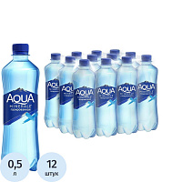 Вода питьевая Aqua Minerale газированная 0.5 л фото Вода питьевая Aqua Minerale газированная 0.5 л