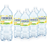 Вода питьевая Сенежская негазированная со вкусом лимон-мята 1 л фото Вода питьевая Сенежская негазированная со вкусом лимон-мята 1 л